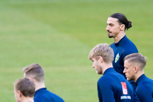 Zlatan Ibrahimovic of the Swedish national football team