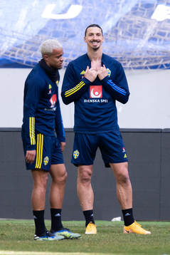 Zlatan Ibrahimovic of the Swedish national football team