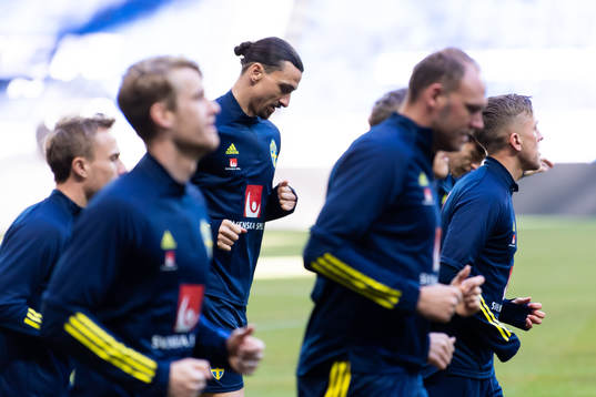 Zlatan Ibrahimovic of the Swedish national football team