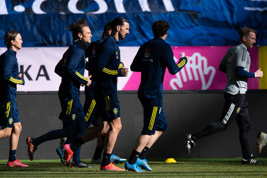 Zlatan Ibrahimovic of the Swedish national football team