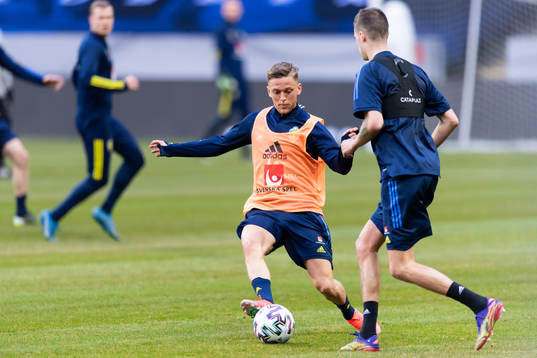Jesper Karlsson of the Swedish national football team