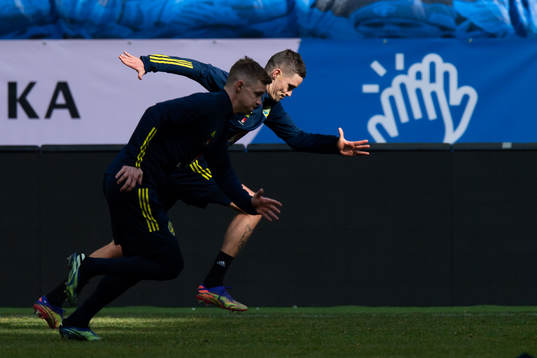 Mikael Lustig of the Swedish national football team