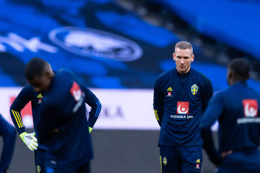 Goalkeeper Robin Olsen of the Swedish national football team