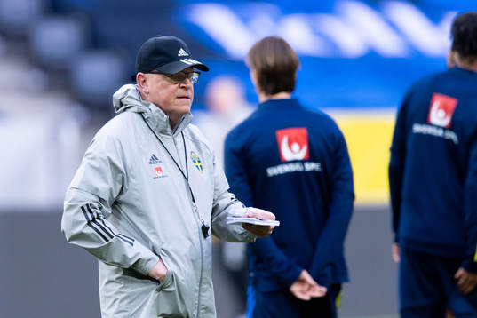 Head coach Janne Andersson of the Swedish national football