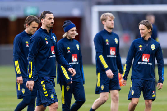Zlatan Ibrahimovic of the Swedish national football team