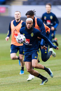 Robin. Quaison of the Swedish national football team