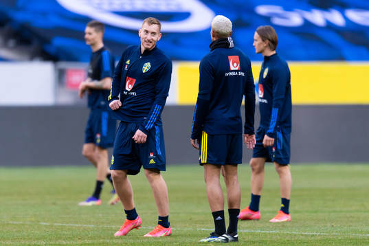 Dejan Kulusevski of the Swedish national football team