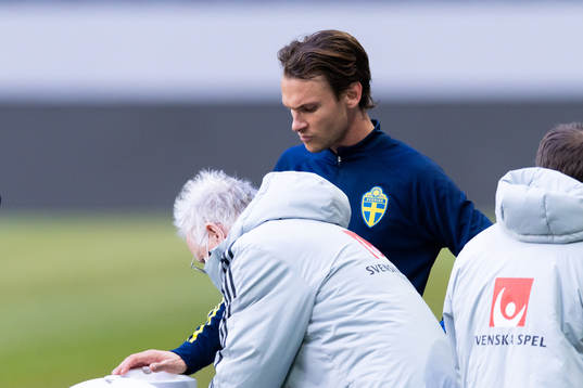 Albin Ekdal of the Swedish national football team