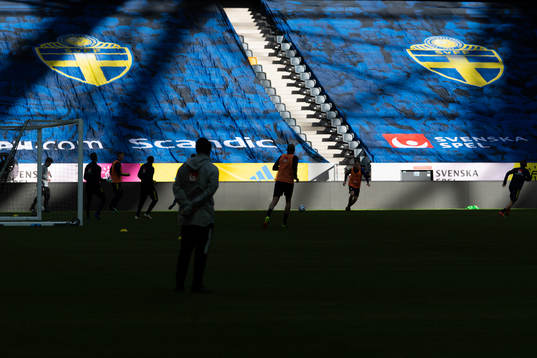 General view of the pitch