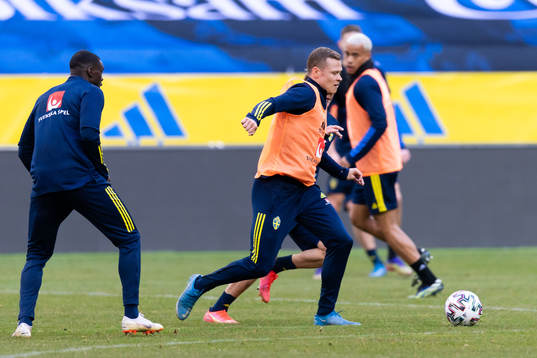 Viktor Claesson of the Swedish national football team