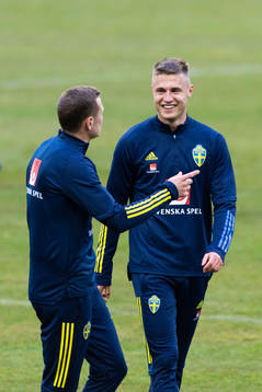 Mattias Svensberg of the Swedish national football team