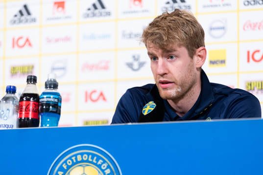 Filip Helander of the Swedish national football team