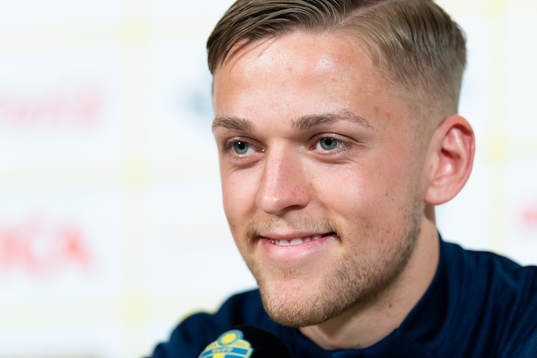 Jesper Karlsson of the Swedish national football team
