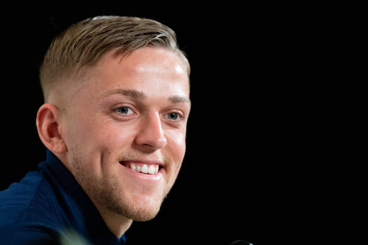 Jesper Karlsson of the Swedish national football team