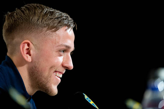 Jesper Karlsson of the Swedish national football team