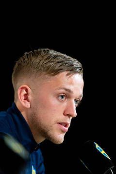 Jesper Karlsson of the Swedish national football team