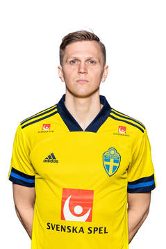 Joakim Nilsson of the Swedish national football team poses
