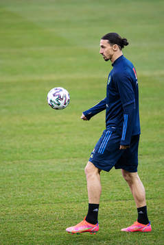 Zlatan Ibrahimovic of the Swedish national football team