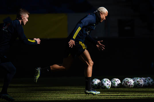 Robin Quaison of the Swedish national football team