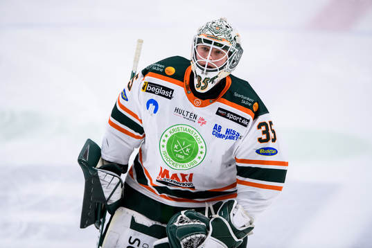 Kristianstads målvakt Calle Clang