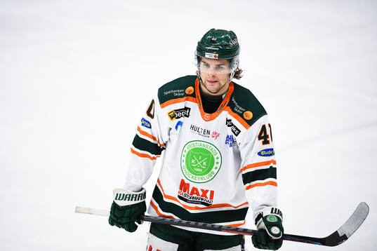 Kristianstads Kalle Miketinac deppar