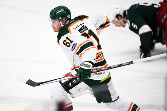 Kristianstads Malte Sjögren jublar