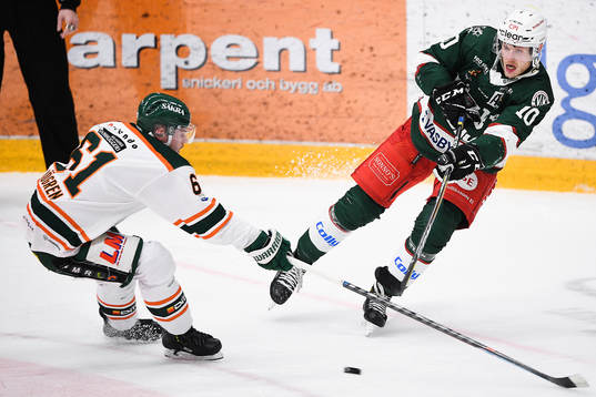Kristianstads Malte Sjögren och Väsbys Jacob Spångberg