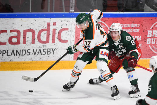 Kristianstads Viktor Wahlden och Väsbys Lubomir Fetkovic