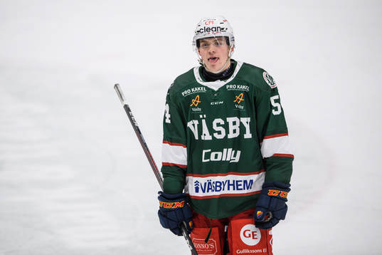 Väsbys Oscar Bjerselius deppar