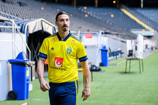 Zlatan Ibrahimovic of the Swedish national football