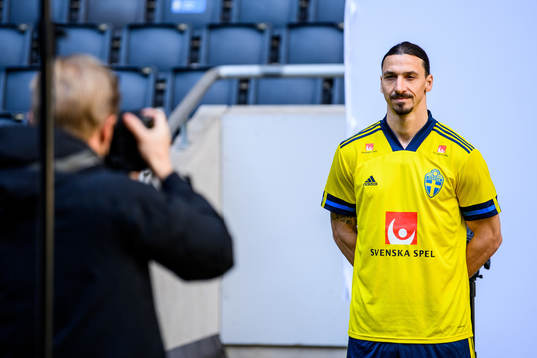 Zlatan Ibrahimovic of the Swedish national football is