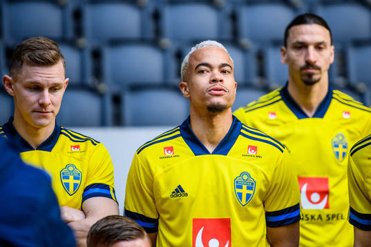 Robin Quaison of the Swedish national football team