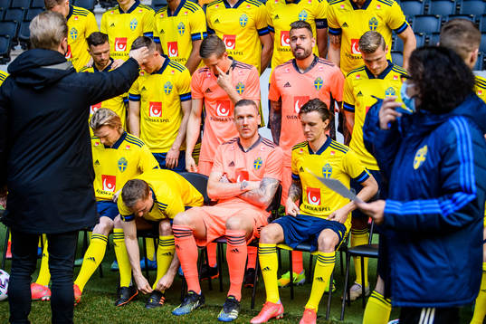 Robin Olsen of the Swedish national football team