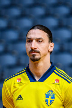 Zlatan Ibrahimovic of the Swedish national football team