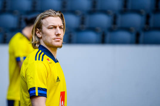 Emil Forsberg of the Swedish national football team