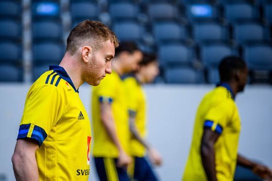 Dejan Kulusevski of the Swedish national football team
