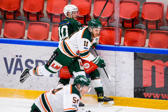 Väsbys Jacob Spångberg och Kristianstads Fredrik Hansson