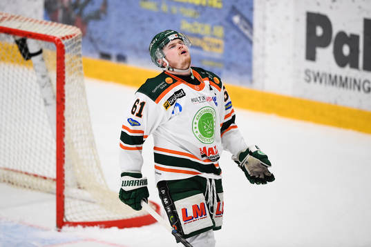 Kristianstads Malte Sjögren deppar