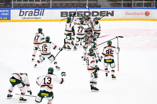 Kristianstads spelare jublar