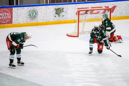 Väsbys Jacob Spångberg, Paul Bittner och Linus Ryttar
