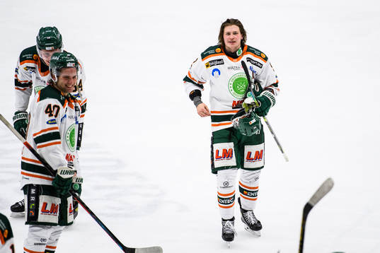 Kristianstads Dennis Svensson jublar