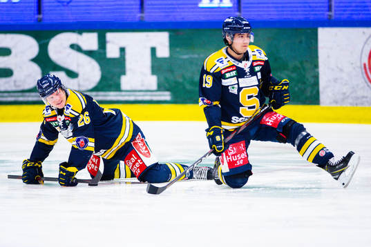 Södertäljes Anton Heikkinen och Lucas Carlssoni