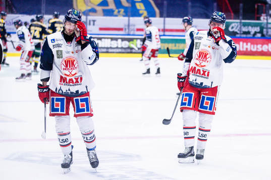 Västerviks Ludvig Jardeskog (v) och Alfred Barklund (h)