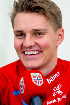 Martin Ødegaard of the Norwegian national football team