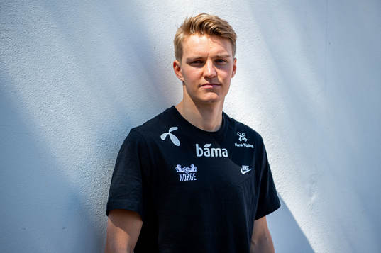 Martin Ødegaard of the Norwegian national football team