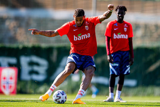 Joshua King of the Norwegian national football team
