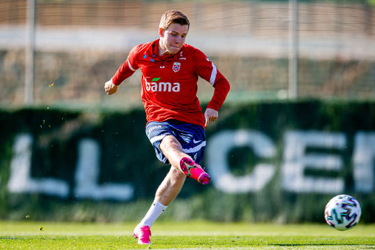 Jens Petter Hauge of the Norwegian national football team