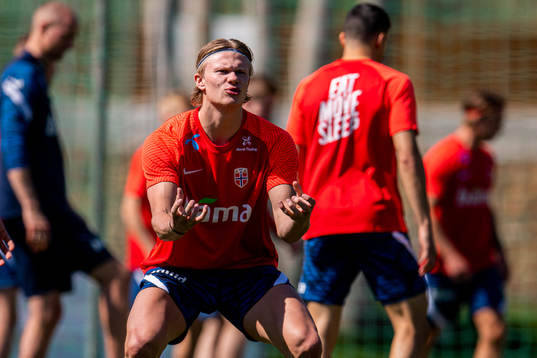 Erling Braut Haaland of the Norwegian national football team