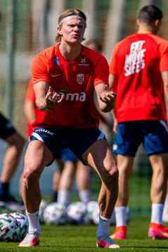 Erling Braut Haaland of the Norwegian national football team