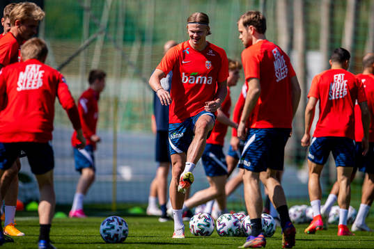 Erling Braut Haaland of the Norwegian national football team